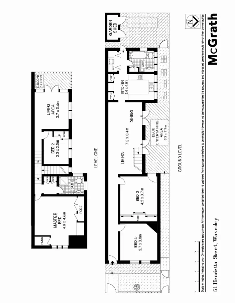 Floorplan of Homely house listing, 51 Henrietta Street, Waverley NSW 2024