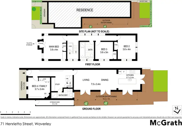 Floorplan of Homely house listing, 71 Henrietta Street, Waverley NSW 2024