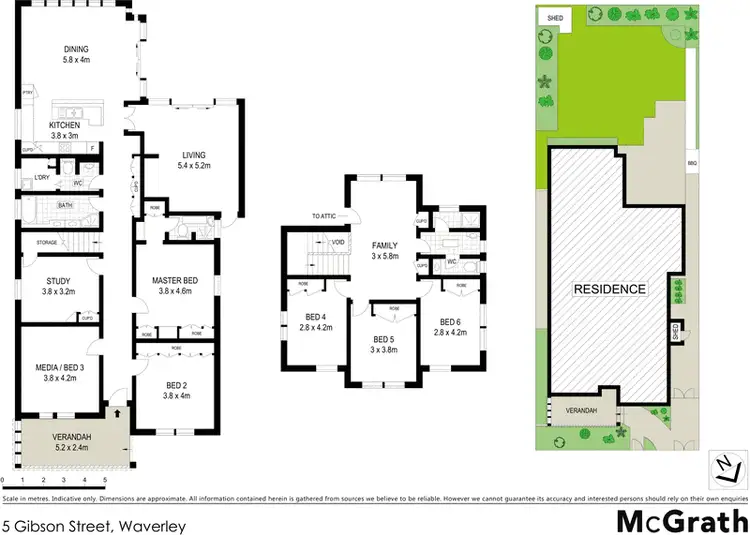 Floorplan of Homely house listing, 5 Gibson Street, Waverley NSW 2024