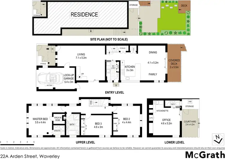 Floorplan of Homely house listing, 22A Arden Street, Waverley NSW 2024