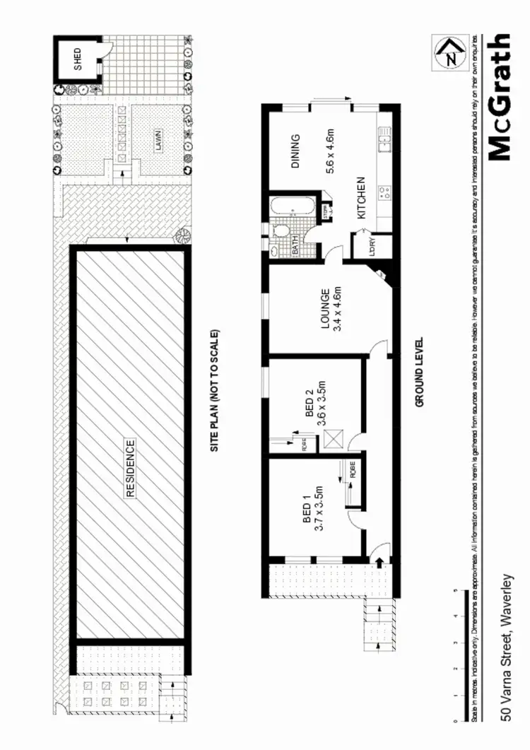 Floorplan of Homely house listing, 50 Varna Street, Waverley NSW 2024