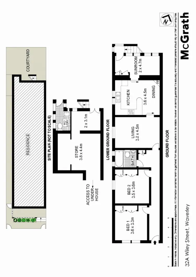 Floorplan of Homely house listing, 32A Wiley Street, Waverley NSW 2024