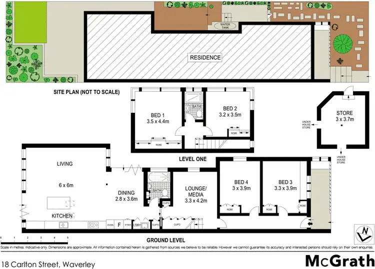 Floorplan of Homely house listing, 18 Carlton Street, Waverley NSW 2024