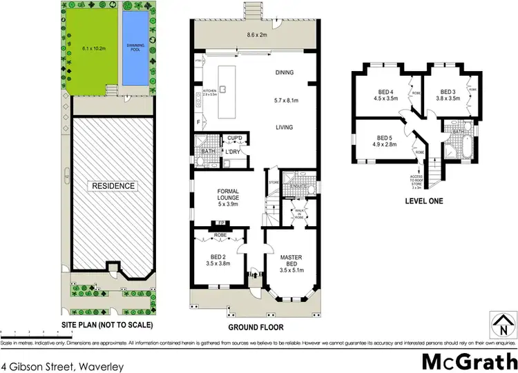 Floorplan of Homely house listing, 4 Gibson Street, Waverley NSW 2024