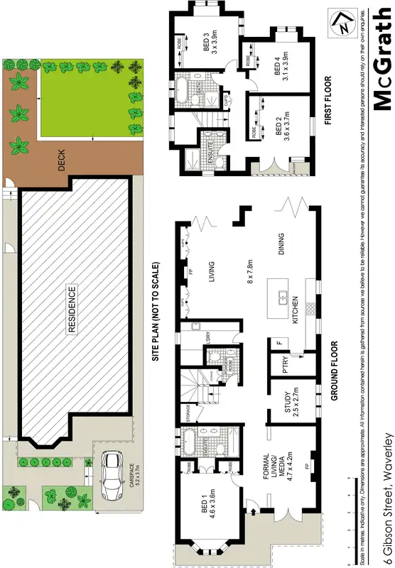 Floorplan of Homely house listing, 6 Gibson Street, Waverley NSW 2024