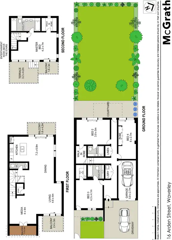 Floorplan of Homely house listing, 16 Arden Street, Waverley NSW 2024