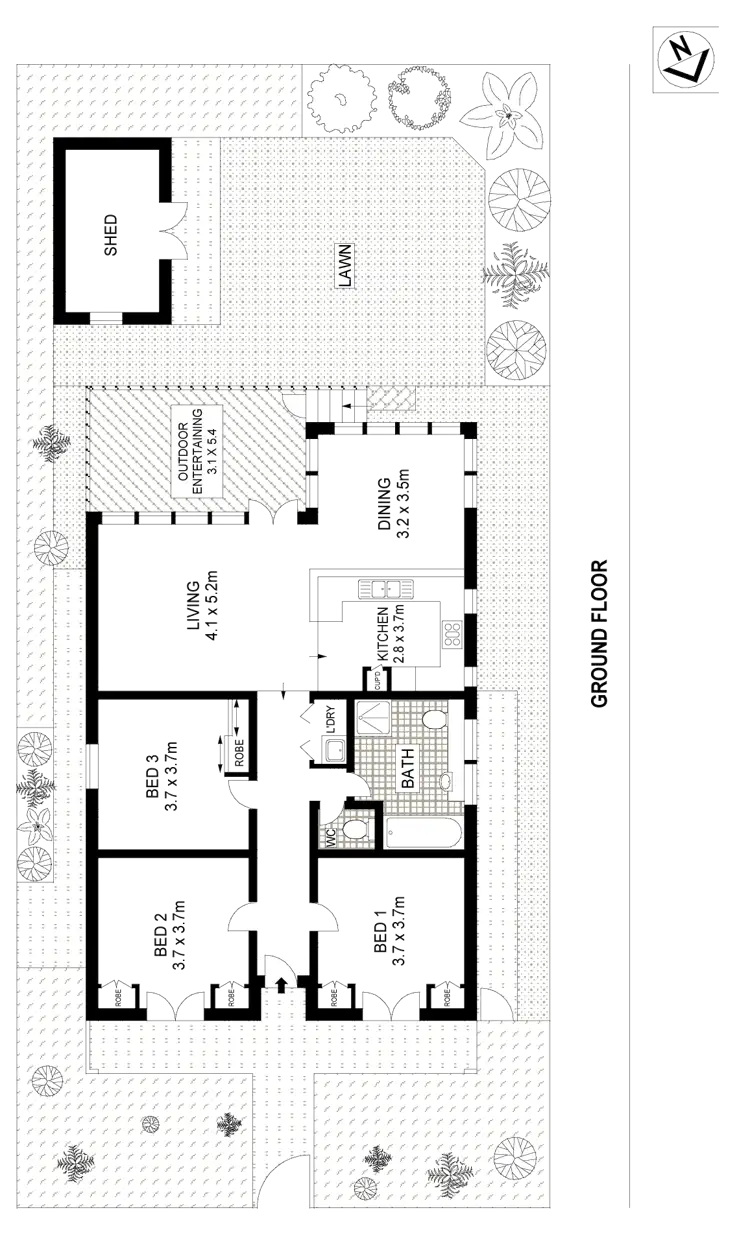 Floorplan of Homely house listing, 3 Clarke Street, Vaucluse NSW 2030