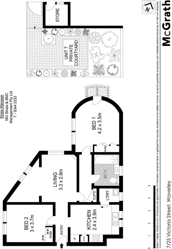 Floorplan of Homely apartment listing, 7/25 Victoria Street, Waverley NSW 2024