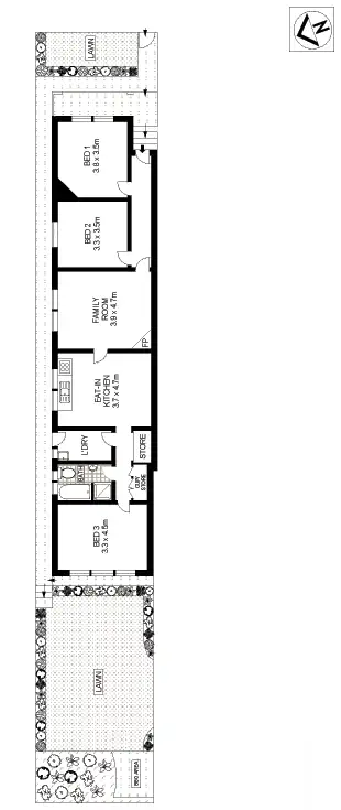Floorplan of Homely house listing, 18 Tamarama Street, Tamarama NSW 2026