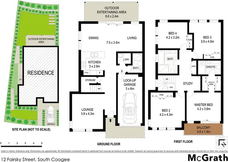 Floorplan of Homely house listing, 12 Fairsky Street, South Coogee NSW 2034