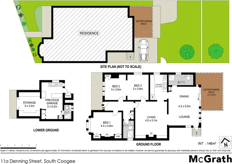 Floorplan of Homely house listing, 11A Denning Street, South Coogee NSW 2034