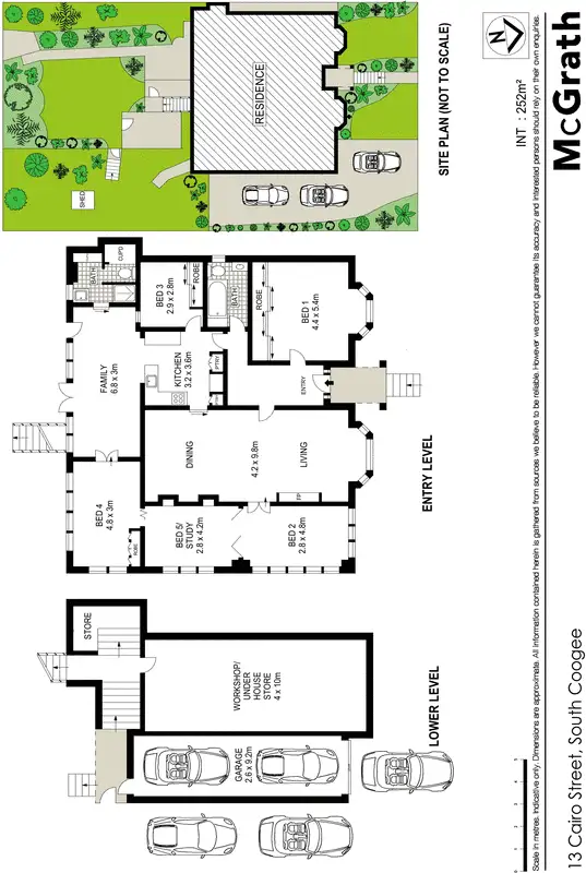 Floorplan of Homely house listing, 13 Cairo Street, South Coogee NSW 2034