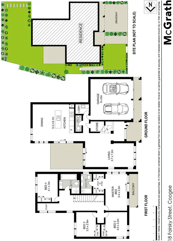 Floorplan of Homely house listing, 18 Fairsky Street, South Coogee NSW 2034