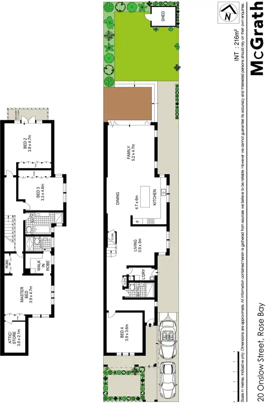 Floorplan of Homely house listing, 20 Onslow Street, Rose Bay NSW 2029