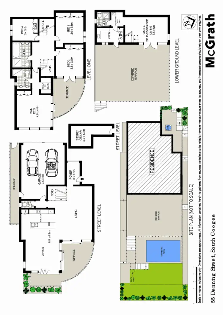 Floorplan of Homely house listing, 55 Denning Street, South Coogee NSW 2034