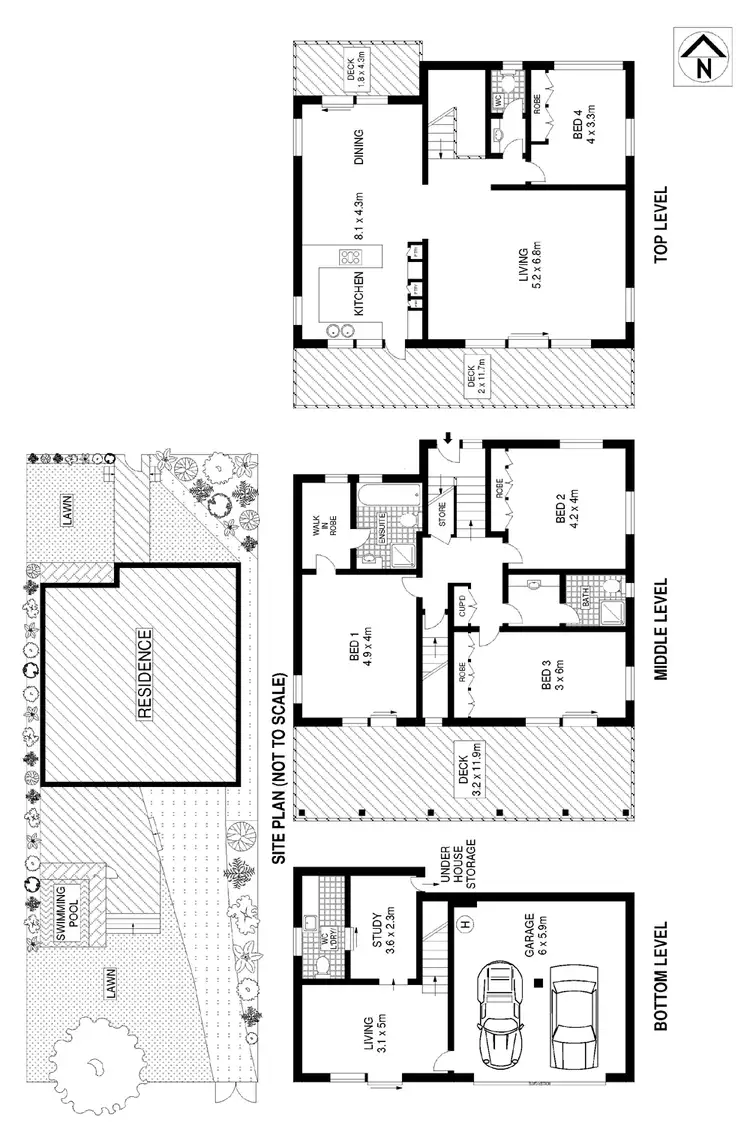 Floorplan of Homely house listing, 11 Napper Street, South Coogee NSW 2034