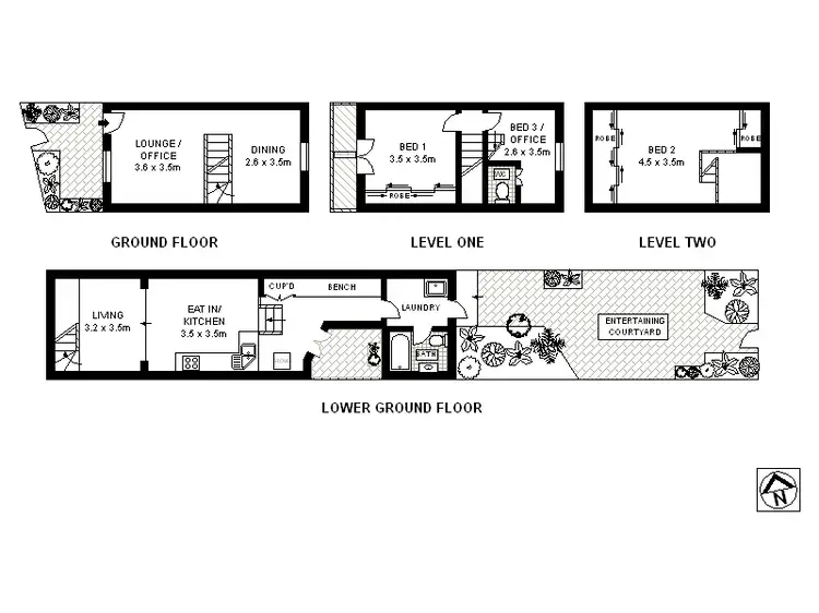 Floorplan of Homely house listing, 5 Morehead Street, Redfern NSW 2016