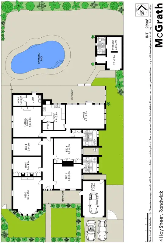 Floorplan of Homely house listing, 4 Hay Street, Randwick NSW 2031