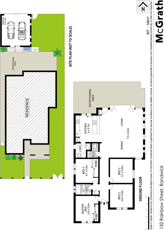 Floorplan of Homely house listing, 132 Rainbow Street, Randwick NSW 2031
