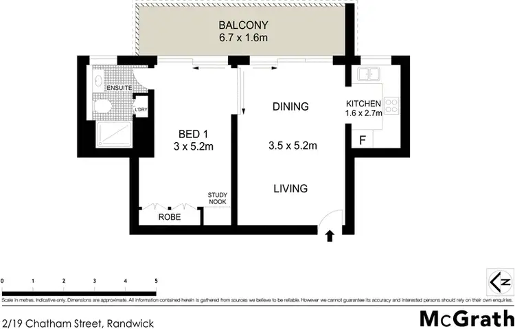 Floorplan of Homely apartment listing, 2/19 Chatham Street, Randwick NSW 2031
