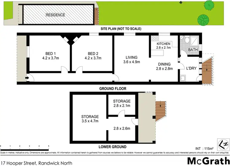 Floorplan of Homely house listing, 17 Hooper Street, Randwick NSW 2031