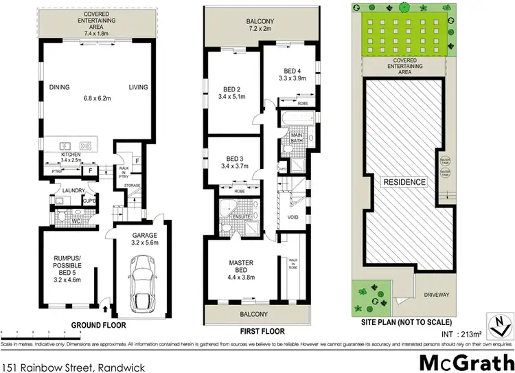 Floorplan of Homely house listing, 151 Rainbow Street, Randwick NSW 2031