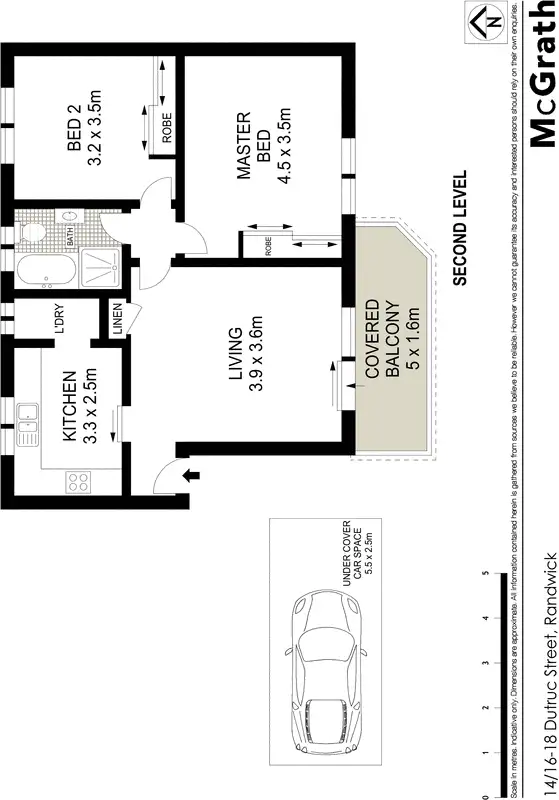 Floorplan of Homely apartment listing, 14/16 Dutruc Street, Randwick NSW 2031