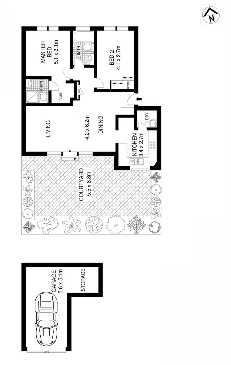 Floorplan of Homely apartment listing, 3/171 Avoca Street, Randwick NSW 2031