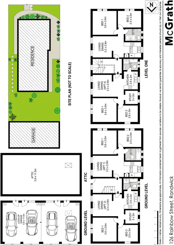 Floorplan of Homely apartment listing, 126 Rainbow Street, Randwick NSW 2031