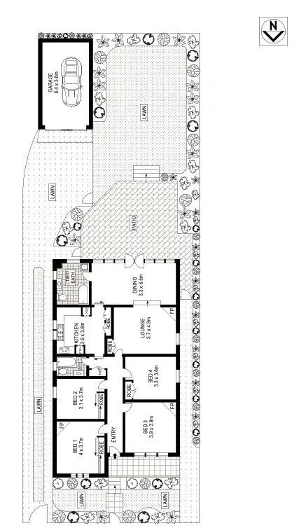 Floorplan of Homely house listing, 2 Chatham Street, Randwick NSW 2031