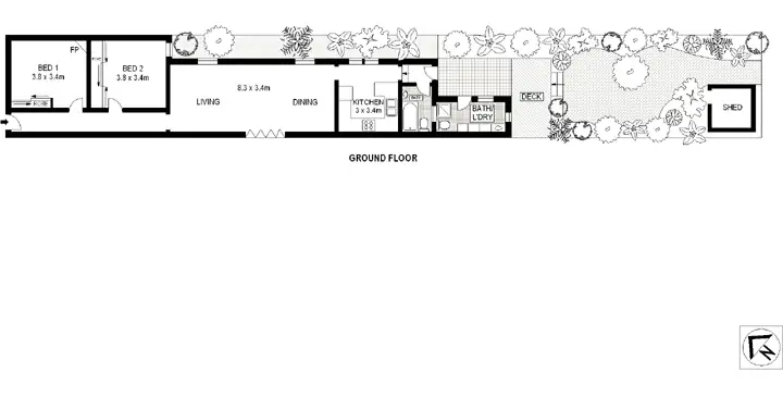 Floorplan of Homely house listing, 41 Hooper Street, Randwick NSW 2031