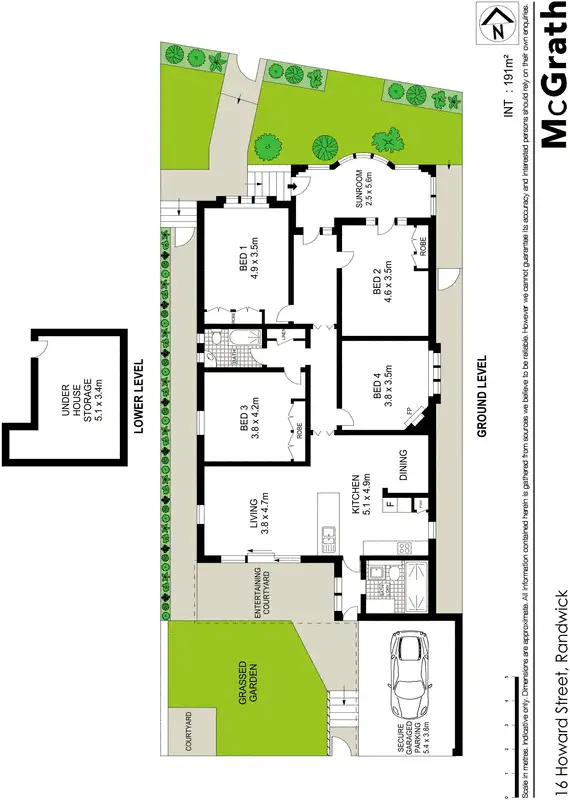 Floorplan of Homely house listing, 16 Howard Street, Randwick NSW 2031