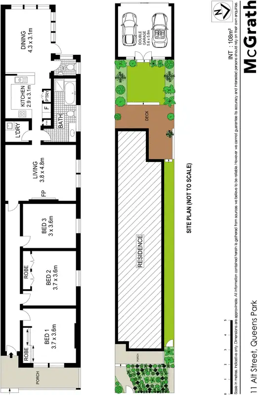 Floorplan of Homely house listing, 11 Alt Street, Queens Park NSW 2022