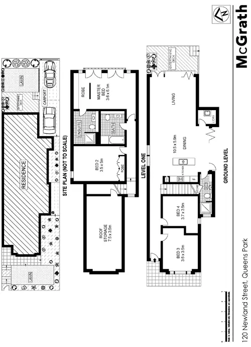Floorplan of Homely house listing, 120 Newland Street, Queens Park NSW 2022