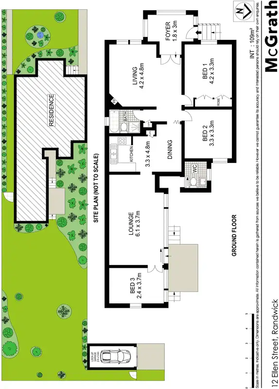 Floorplan of Homely house listing, 12 Ellen Street, Randwick NSW 2031