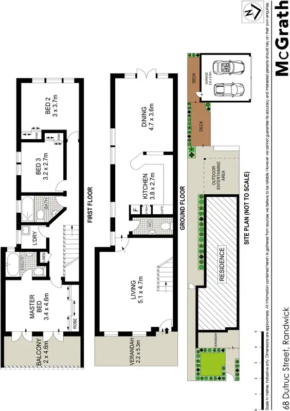 Floorplan of Homely house listing, 6B Dutruc Street, Randwick NSW 2031