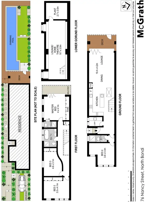 Floorplan of Homely house listing, 76 Nancy Street, North Bondi NSW 2026
