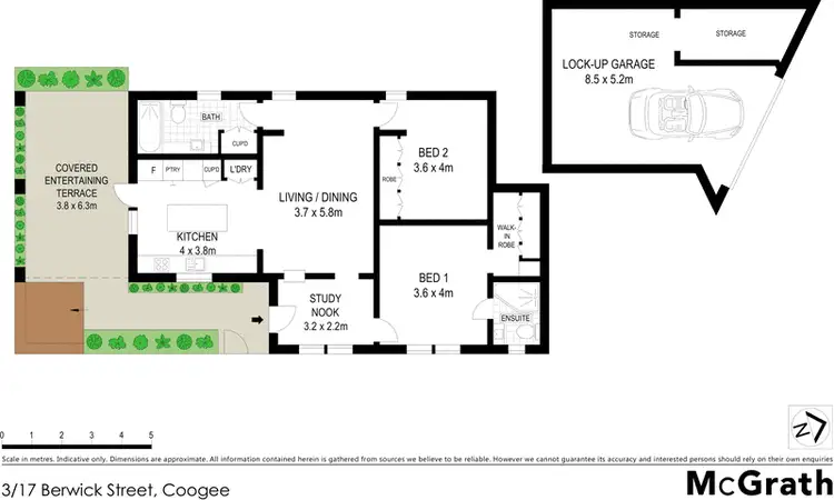 Floorplan of Homely apartment listing, 3/17 Berwick Street, Coogee NSW 2034