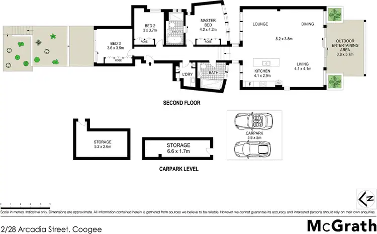 Floorplan of Homely apartment listing, 2/28 Arcadia Street, Coogee NSW 2034