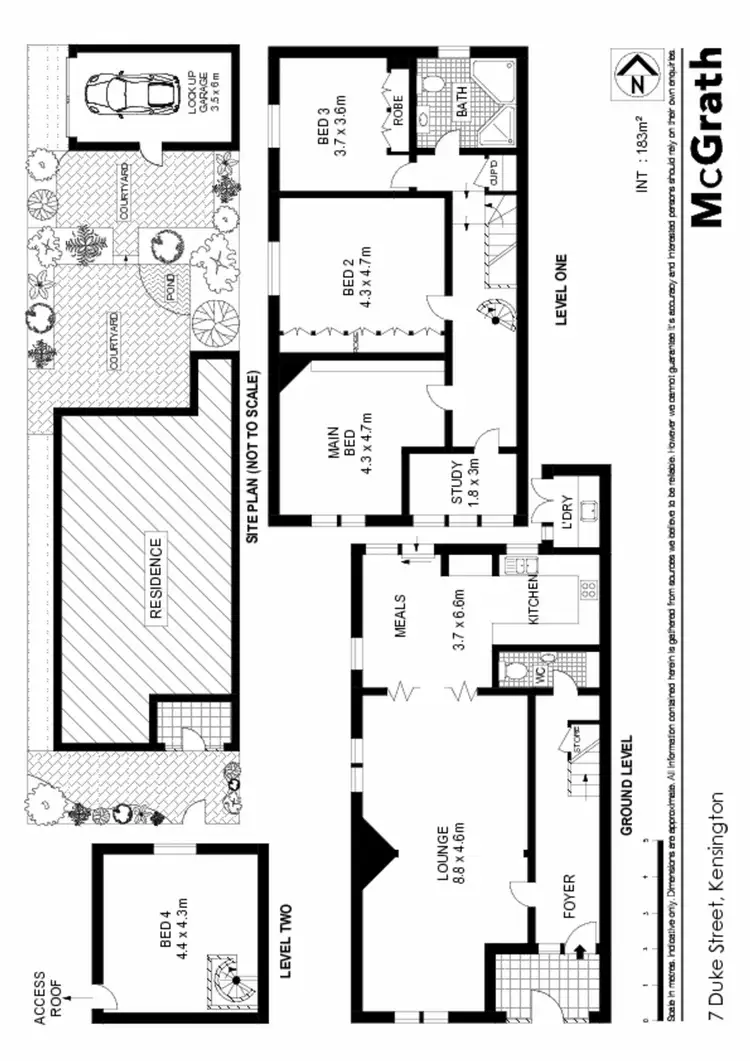 Floorplan of Homely house listing, 7 Duke Street, Kensington NSW 2033