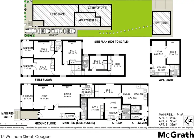 Floorplan of Homely house listing, 15 Waltham Street, Coogee NSW 2034