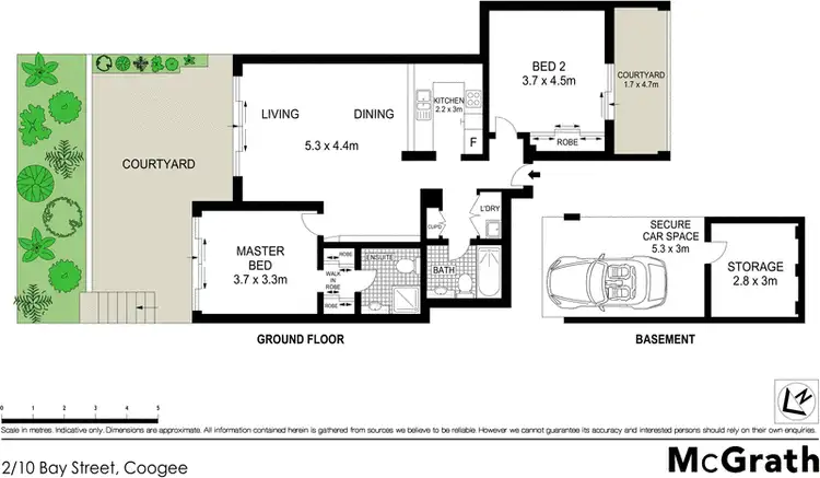 Floorplan of Homely apartment listing, 2/10 Bay Street, Coogee NSW 2034