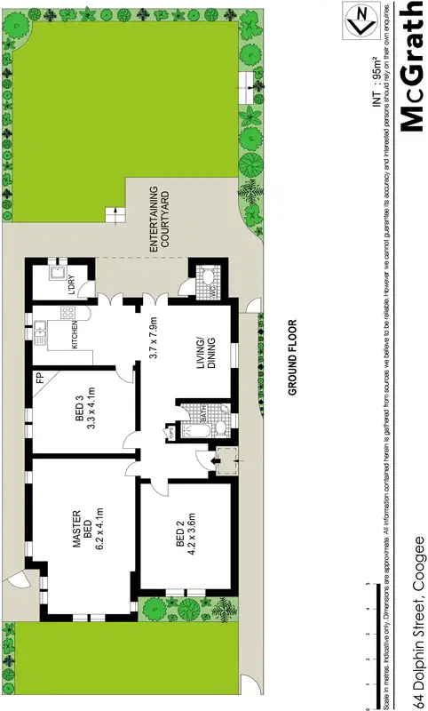Floorplan of Homely house listing, 64 Dolphin Street, Coogee NSW 2034