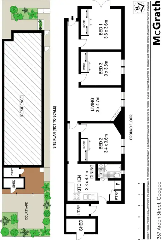Floorplan of Homely house listing, 367 Arden Street, Coogee NSW 2034