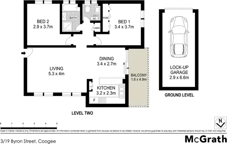 Floorplan of Homely apartment listing, 3/19 Byron Street, Coogee NSW 2034