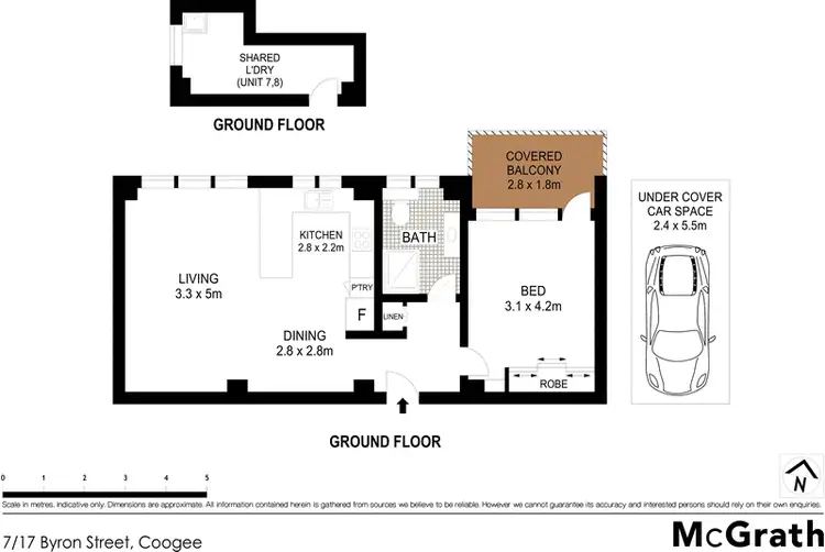 Floorplan of Homely apartment listing, 7/17 Byron Street, Coogee NSW 2034