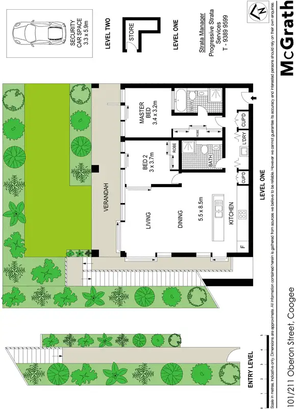 Floorplan of Homely apartment listing, 101/211 Oberon Street, Coogee NSW 2034
