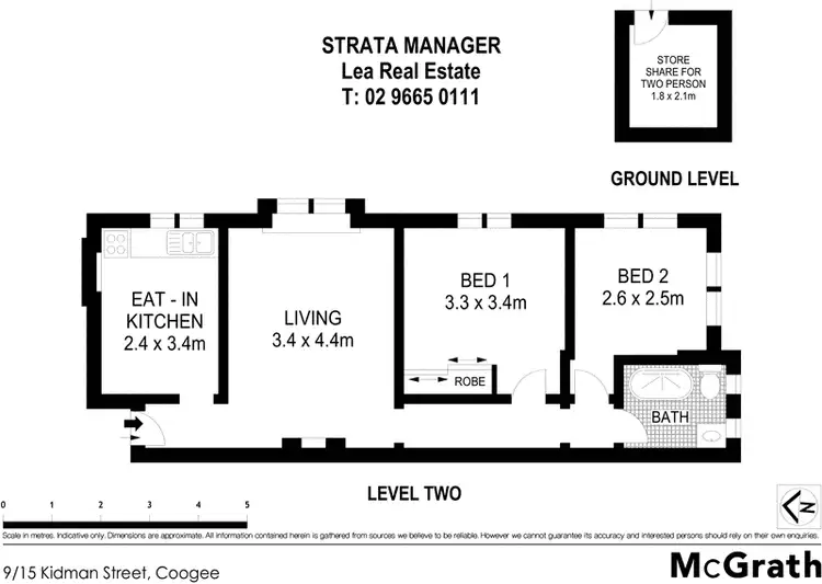 Floorplan of Homely apartment listing, 9/15 Kidman Street, Coogee NSW 2034