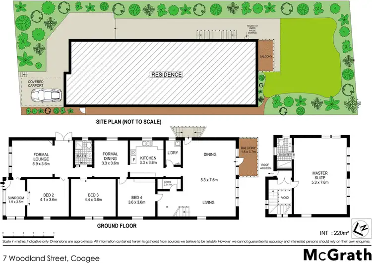 Floorplan of Homely house listing, 7 Woodland Street, Coogee NSW 2034