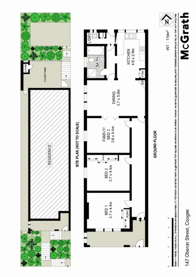 Floorplan of Homely house listing, 147 Oberon Street, Coogee NSW 2034
